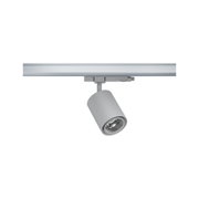 Moderner grauer LED-Strahler aus Metall für Schienensysteme, energiesparende Innenbeleuchtung