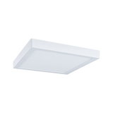 Square white LED ceiling light made of plastic for modern indoor lighting