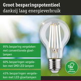 Energiezuinige LED gloeilamp met transparant glas en ultra efficiënte verlichting