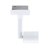 Spot LED blanc en métal avec tête réglable pour un éclairage intérieur flexible