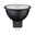 12 V Standard 3-Step-Dim LED Reflector GU5,3 445lm 6W 3000K dimmable Black matt Black LED reflector lamp with clear glass and GU5.3 base for energy-efficient lighting