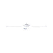 Biały czujnik ruchu z tworzywa sztucznego z kablem do podłączenia oświetlenia LED i sterowania