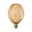 Metallic Glow 230 V Standard LED Globe E27 Helix 130lm 3,5W 1800K Brass Gold LED bulb with decorative wire mesh and warm light for stylish home lighting solutions