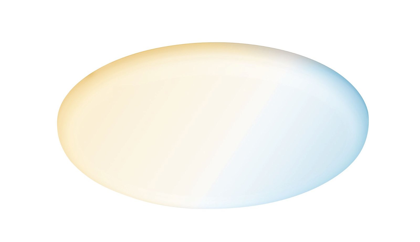 VariFit Panneau encastré LED Smart Home Zigbee Veluna IP44 rond 215mm Tunable White Satiné