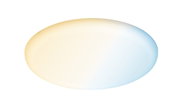 Ronde LED-plafondlamp met warm en koel wit licht voor moderne kamerverlichting