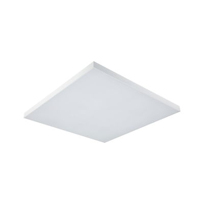 Firkantet hvid LED-loftlampe med fladt design til moderne indendørs belysning