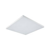 Square white LED ceiling light with flat design for modern indoor lighting solutions