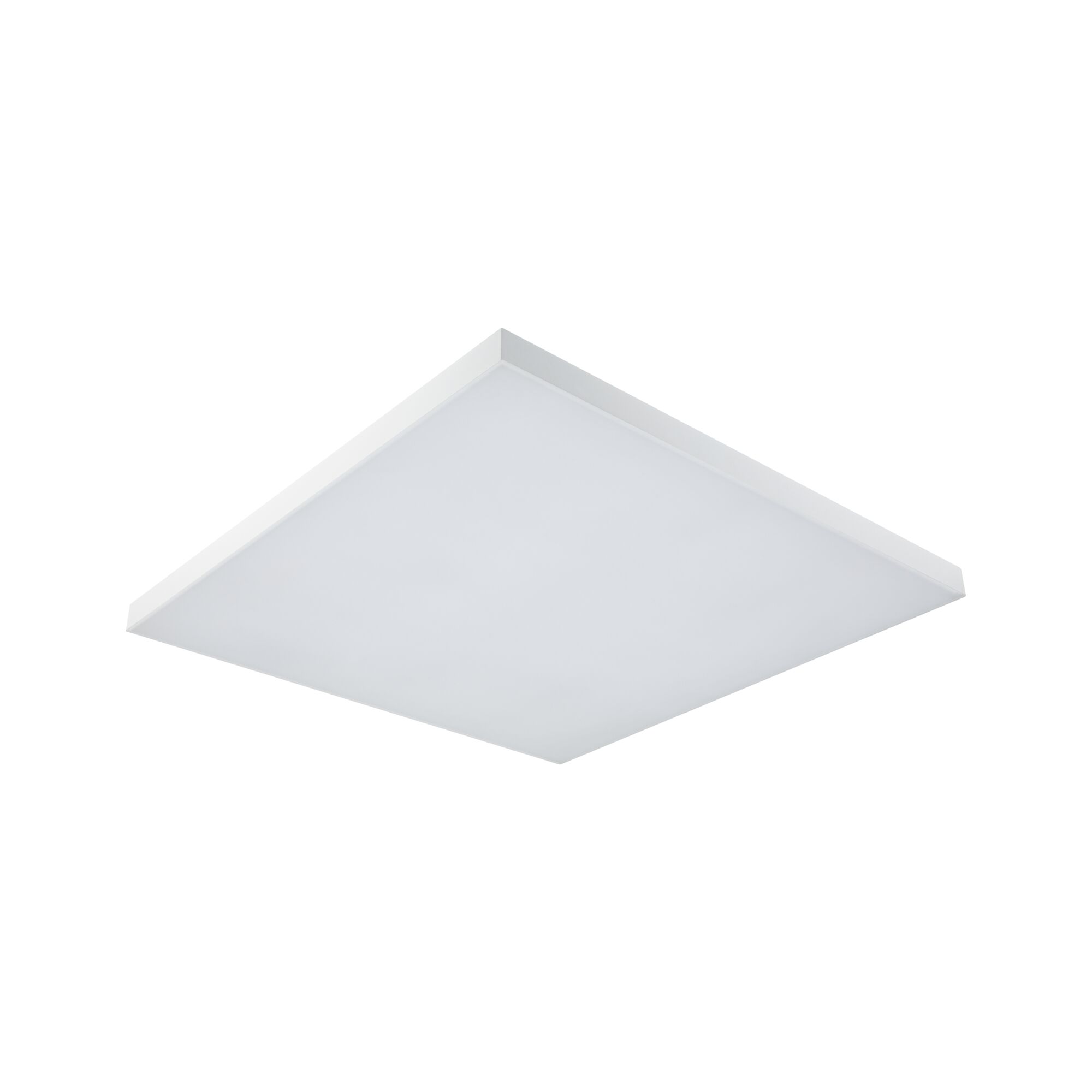 Weißes quadratisches LED-Deckenpanel aus Kunststoff für moderne Raumbeleuchtung