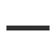Black metal LED light bar for modern interior and accent lighting solutions