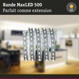 Bande LED MaxLED 500 blanc chaud, extension flexible pour éclairage intérieur moderne