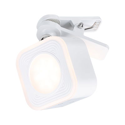 Spot LED blanc moderne avec fixation à clip en plastique pour éclairage flexible