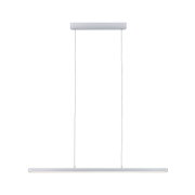 Nowoczesna biała lampa wisząca LED z metalu o smukłym designie do oświetlenia wnętrz