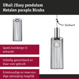 URail 2Easy pendel met metalen antraciet kooi en verstelbare ophanging