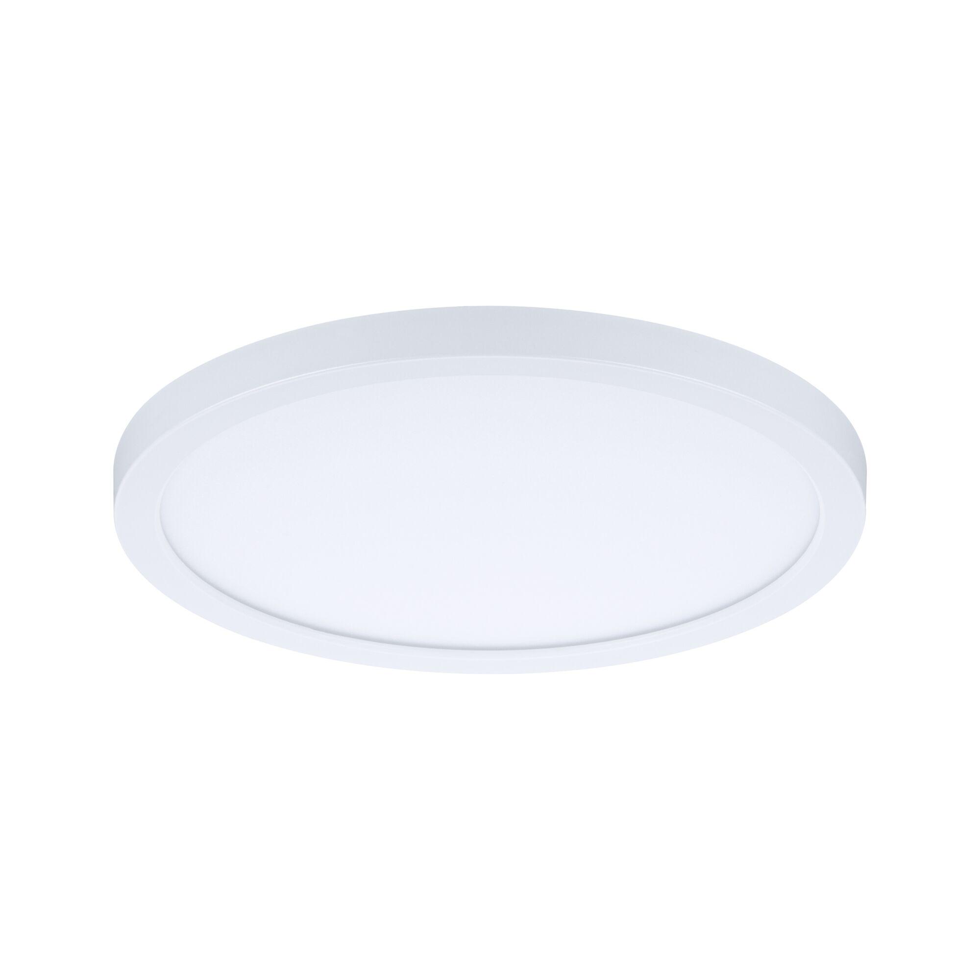 Okrągła biała lampa sufitowa LED z tworzywa sztucznego, energooszczędne oświetlenie wnętrz