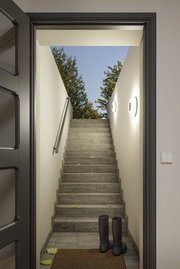Applique d'extérieur LED Aureva IP65 rond 220mm 2200 - 4000K 20,5W 1730lm 230V Anthracite/Blanc Polycarbonate