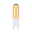 Standard 230 V Culot à ergots LED G9 Kit de 1 470lm 4,6W 2700K Clair Ampoule LED G9 avec lumière blanc chaud et verre transparent pour éclairage économique