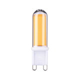 Ampoule LED G9 avec lumière blanc chaud et verre transparent pour éclairage économique
