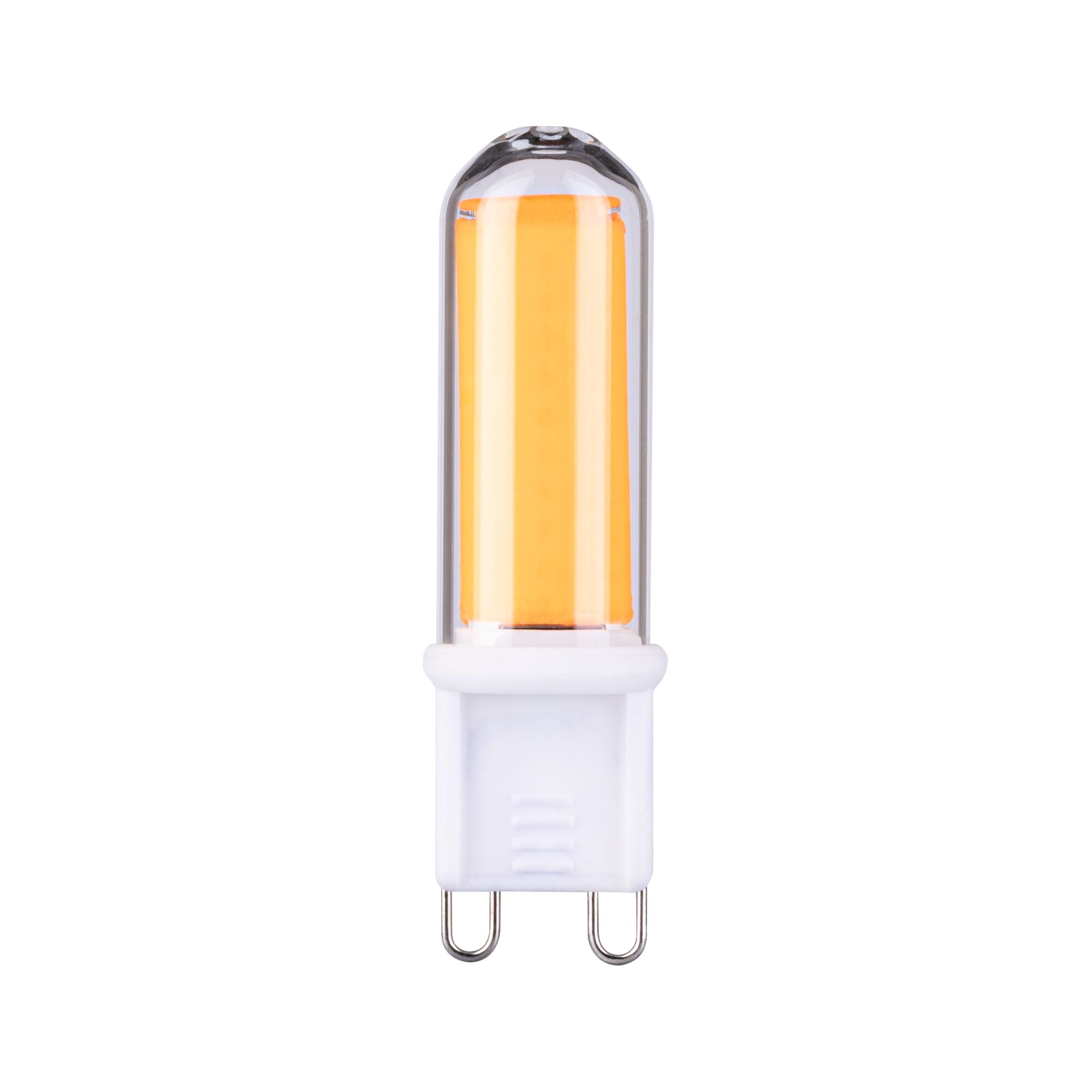 Standard 230V LED Stiftsockel G9 1er-Set 470lm 4,6W 2700K Klar LED-Leuchtmittel G9 mit warmweißem Licht und transparentem Glas für energiesparende Beleuchtung
