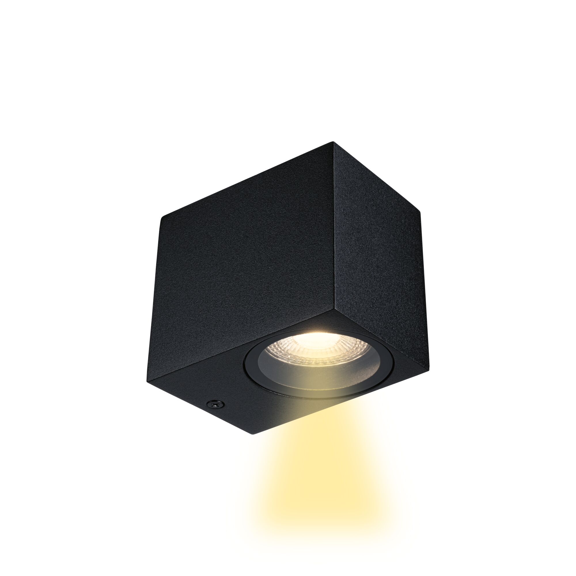 Wandleuchte Imola IP44 GU10 230V max. 10W Schwarz matt