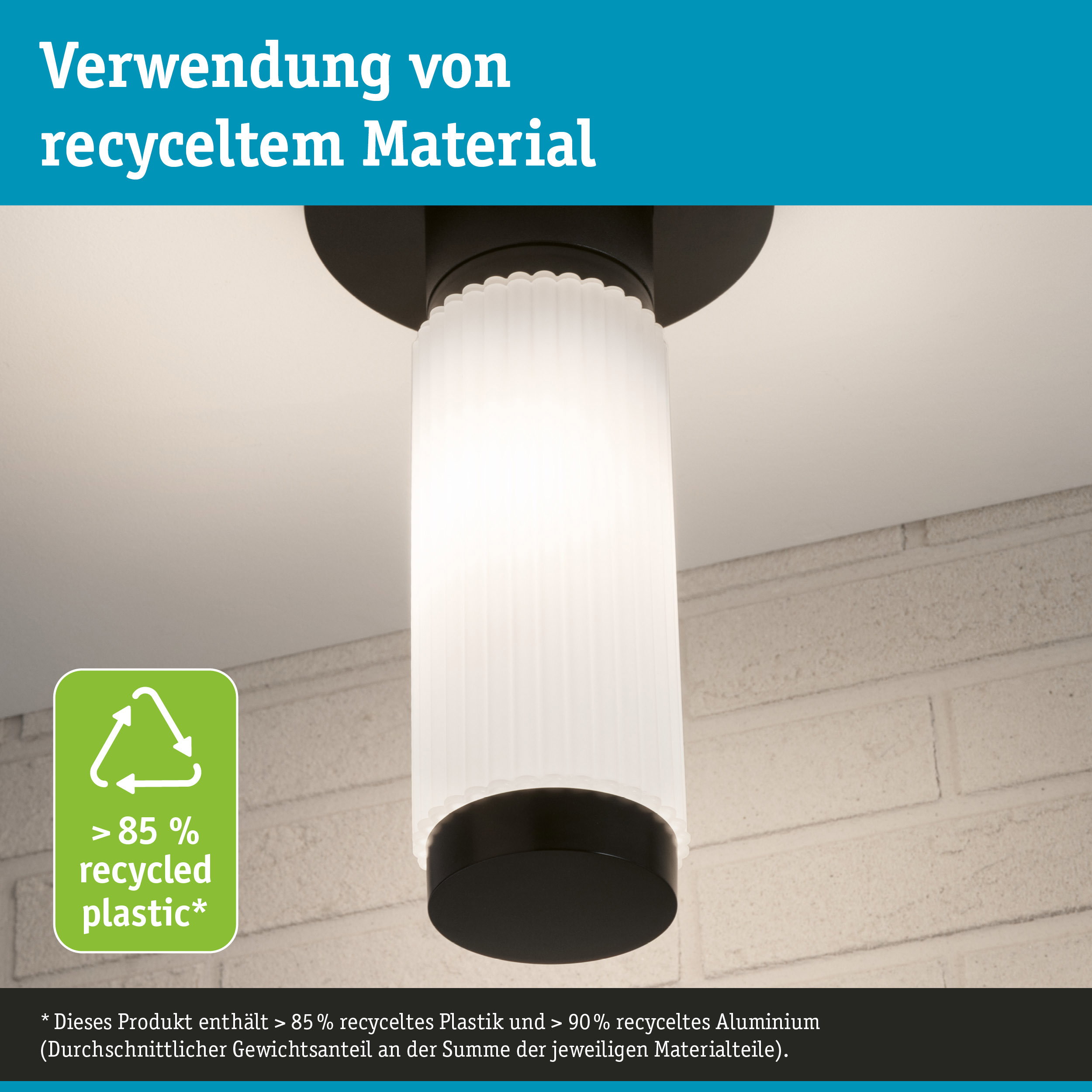ModuShine Schirm Zerava IP44 zylindrisch Anthrazit/Klar