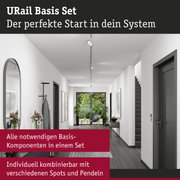 URail Schiene Basisset 230V Chrom matt