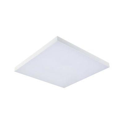 Square white LED ceiling light with aluminum frame for modern room lighting