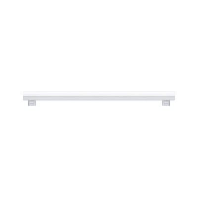 Schlanke weiße LED-Leuchte aus Kunststoff für moderne Innenbeleuchtung und energiesparende Lichtlösung.