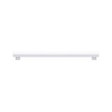 Slim white LED light made of plastic for modern indoor lighting and energy-saving illumination.