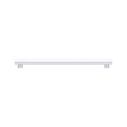 Slanke witte LED-lamp van kunststof voor moderne binnenverlichting en energiezuinige verlichting.