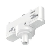 Boîtier blanc en plastique pour éclairage sur rail LED avec support de fixation