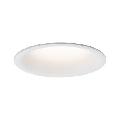 Rundt hvidt LED-indbygningspanel med varmt hvidt lys til energieeffektiv loftsbelysning