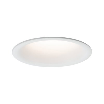 Rundes LED-Einbaupanel in Weiß mit warmweißem Licht für energiesparende Deckenbeleuchtung
