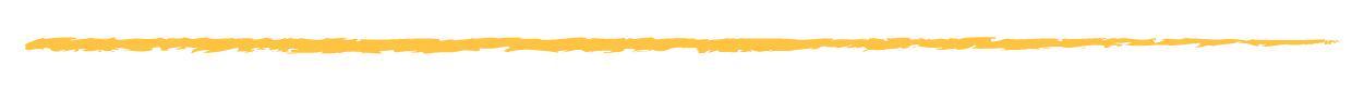 Trait de pinceau jaune servant de séparateur décoratif pour les présentations de produits durables.