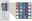 Télécommande avec boutons colorés RGBW pour régler les couleurs et effets de lumière LED.