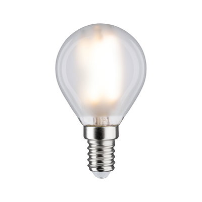 Kleine LED-Glühbirne mit mattiertem Glas und E14-Fassung für energiesparende Beleuchtung