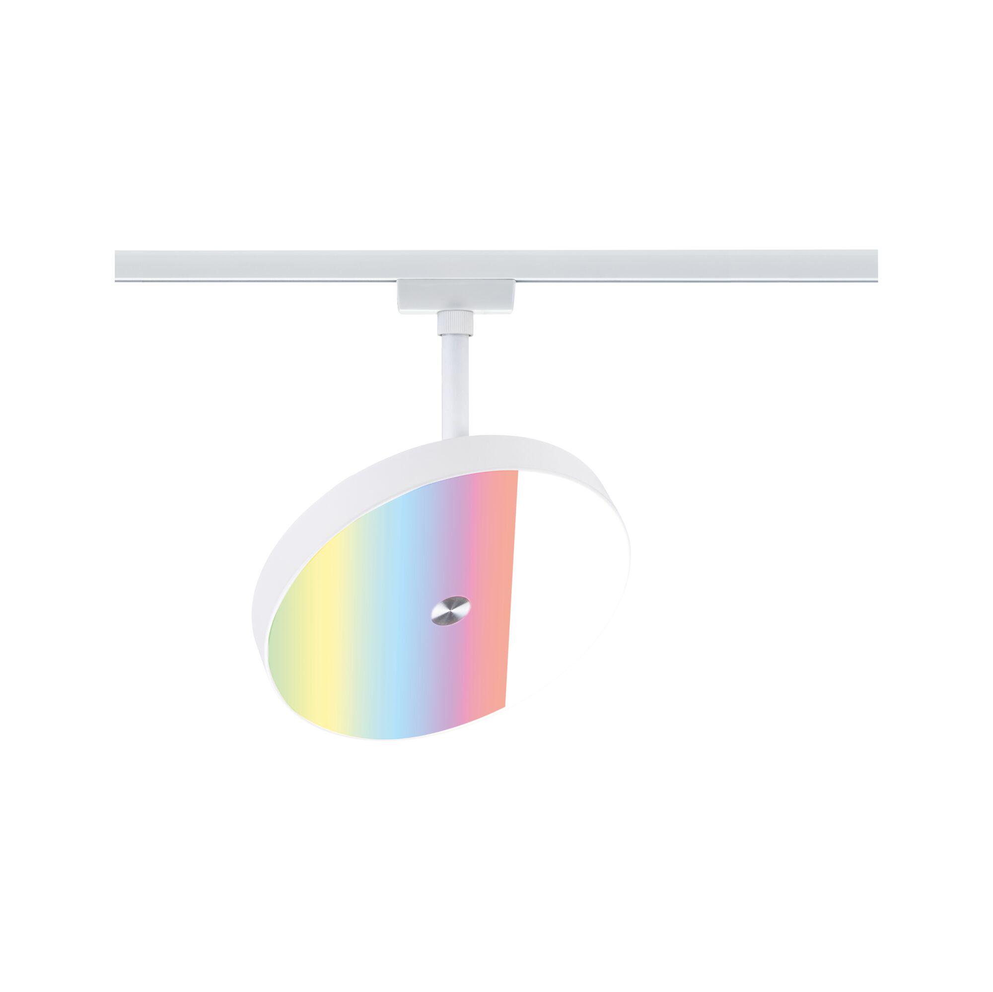 White LED ceiling light with colorful RGB plastic panel for modern room lighting and decor