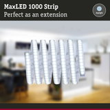 MaxLED 1000 daylight LED strip as flexible lighting extension for indoor use