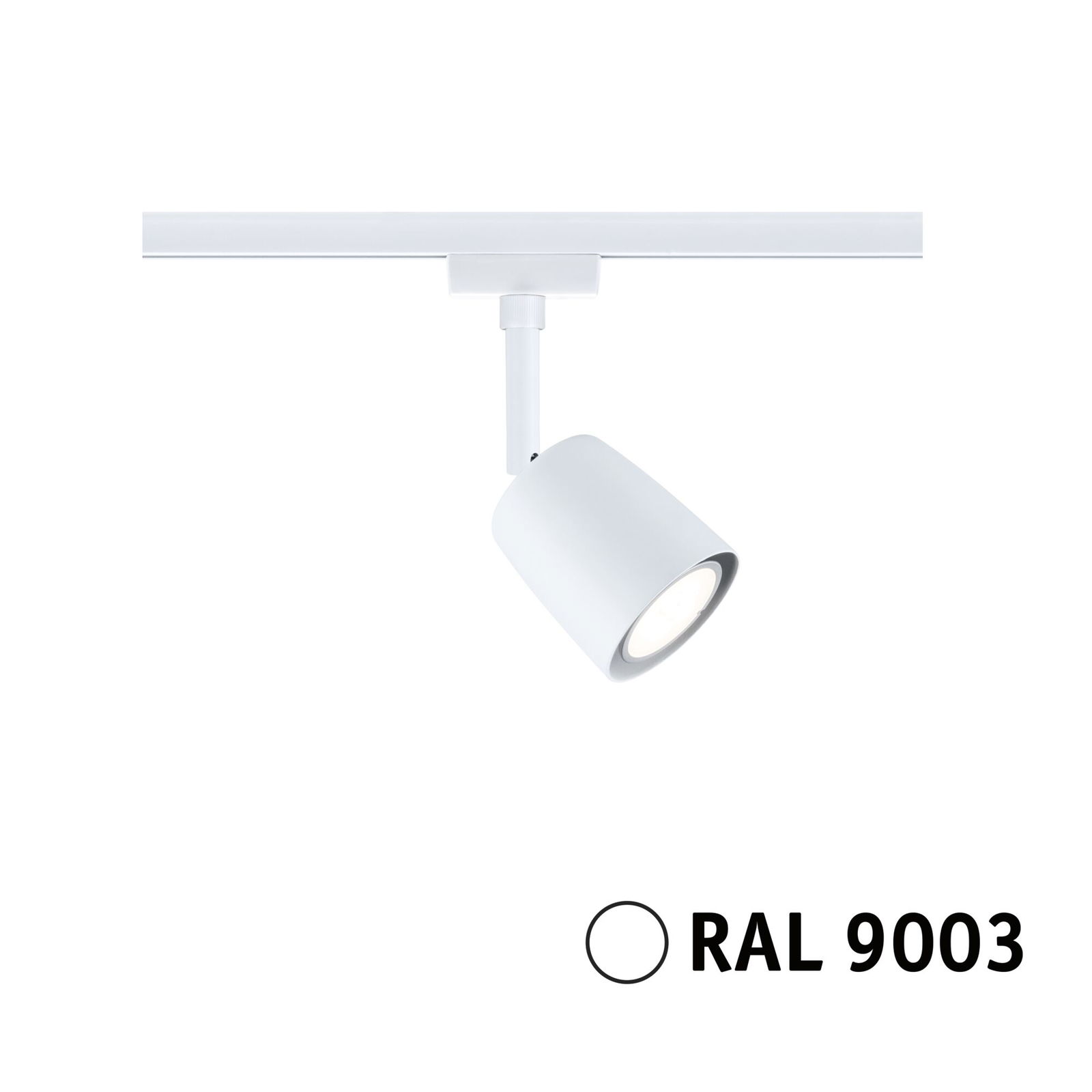 URail Railspot Cover Losse spot GU10 max. 10W dimbaar 230V Signaalwit