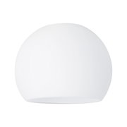 Round white glass ceiling light with simple design for modern home lighting