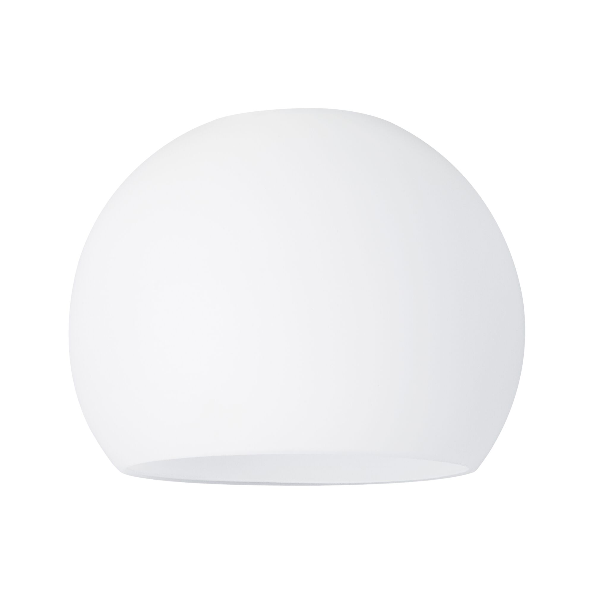 Round white glass ceiling light with simple design for modern home lighting