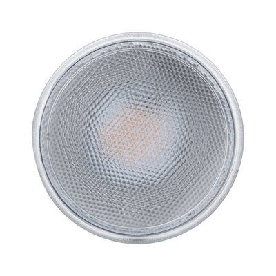 Rundes LED-Licht mit strukturierter Glasoberfläche in transparent für moderne Beleuchtung