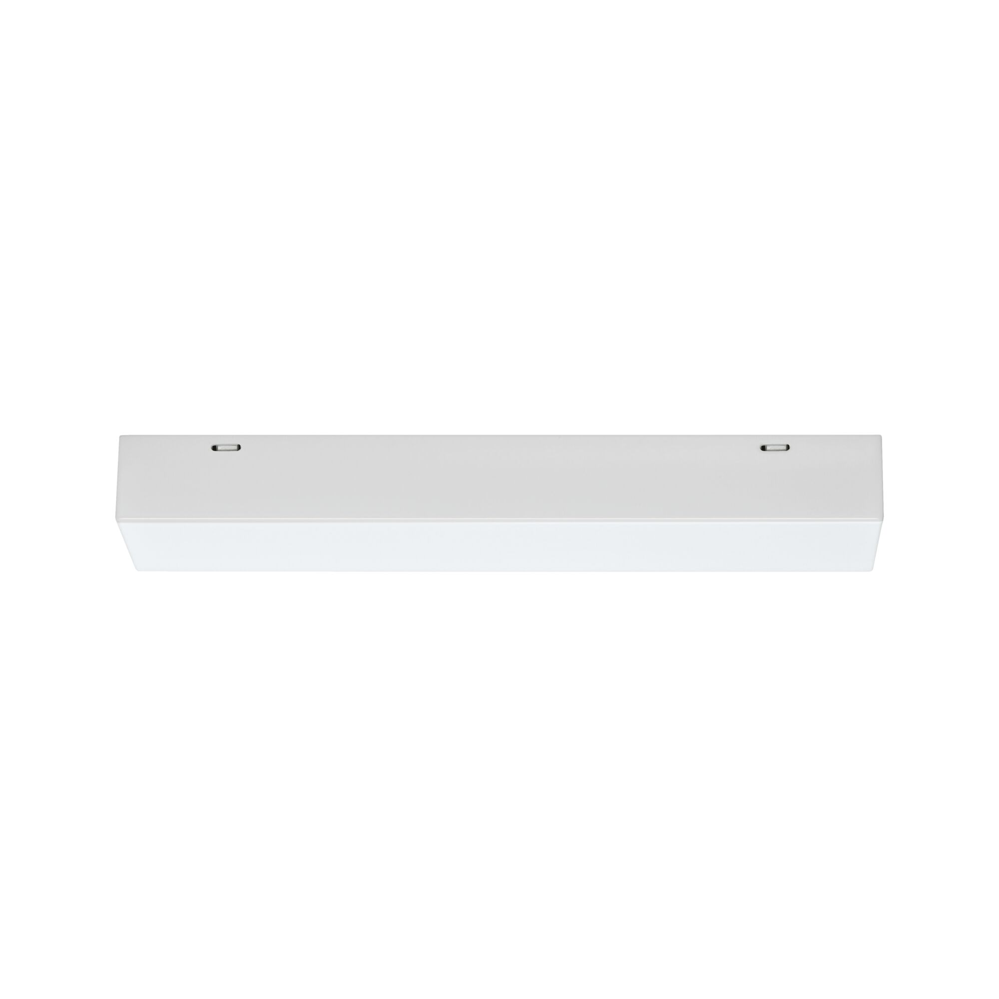 URail Einspeisung Mitte 205x45mm max. 1000W Weiß Weißes LED-Deckenpanel aus Kunststoff mit schlichter, flacher Form für moderne Raumbeleuchtung