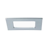 Rechthoekig inbouw-LED-lichtframe van zilverkleurig aluminium voor moderne binnenverlichting