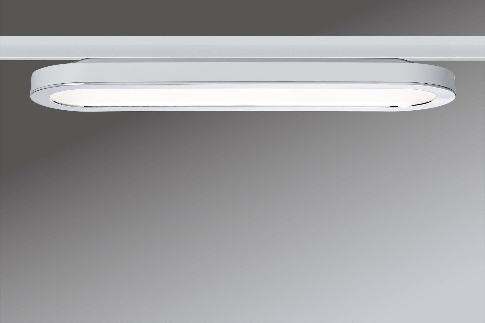URail LED Panel 480lm 7W 2700K 230V Weiß/Chrom