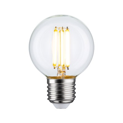 Ampoule LED en verre transparent avec lumière blanc chaud, lampe économique pour la maison