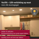 Warmwitte LED-plafondlampen voor efficiënte ruimteverlichting van grote oppervlakken thuis
