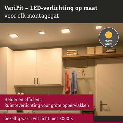 Warmwitte LED-plafondlampen voor efficiënte ruimteverlichting van grote oppervlakken thuis