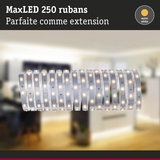 Bande LED MaxLED 250 en blanc chaud, extension flexible pour éclairage intérieur