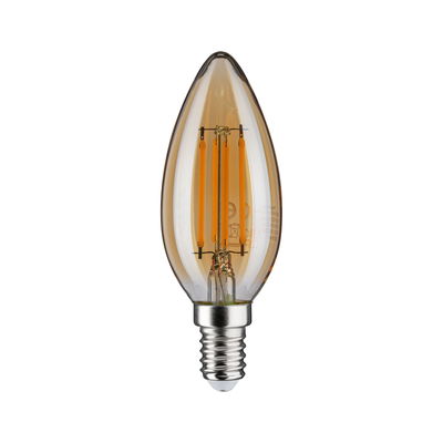 Ampoule LED filament ambre avec culot E14, éclairage économique pour intérieur