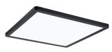 Flaches quadratisches LED-Deckenpanel mit schwarzem Rahmen für moderne Innenbeleuchtung